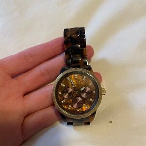 Tortoise Michael Kors Watch